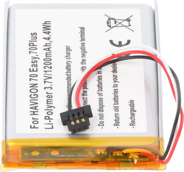 Produktbild AccuCell Akku für NAVIGON 70 Easy, 70 Plus