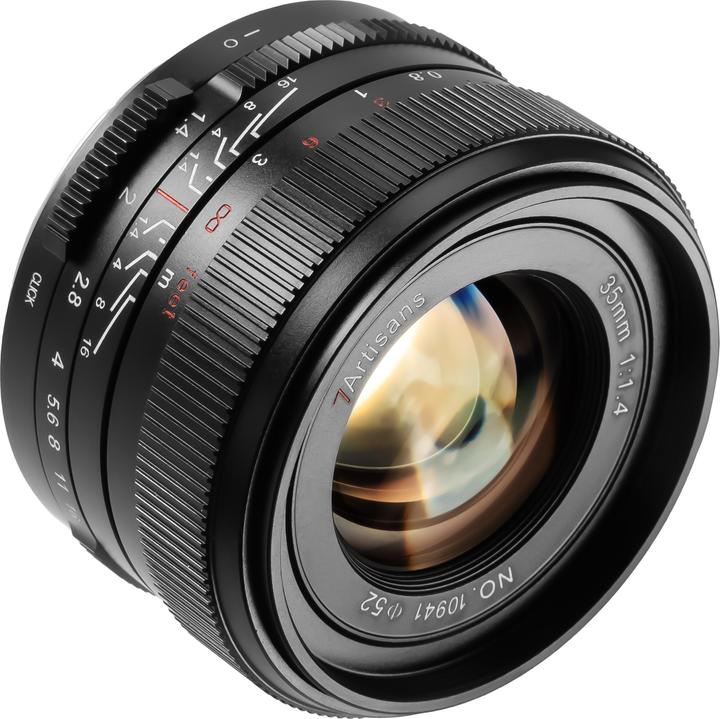 Produktbild 7artisans Festbrennweite 35mm F/1.4 Mark III FF Schwarz – Canon RF (Canon RF, Vollformat)