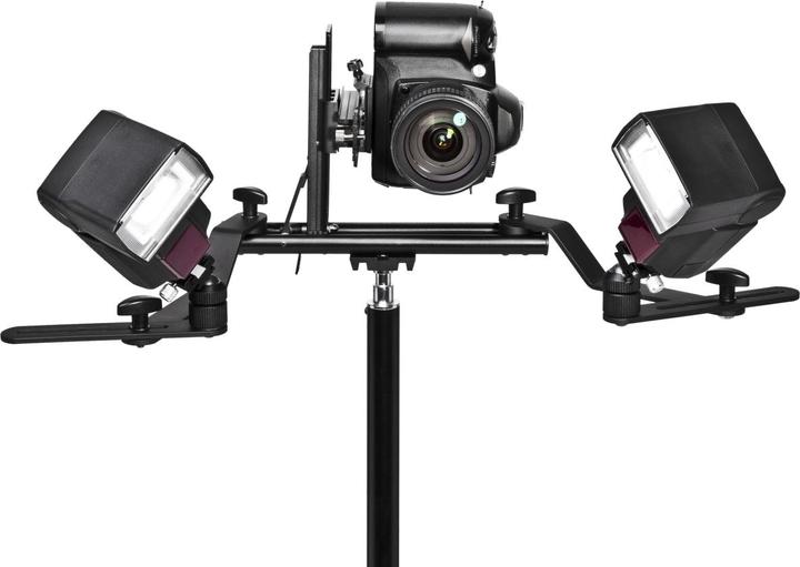 Image du produit Walimex Macro rail de flash Pro avec câble Y Pentax (Support de flash)