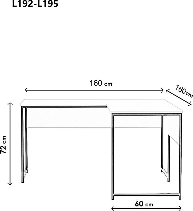 Produktbild Kalune Design Royce (240 x 60 x 72 cm)
