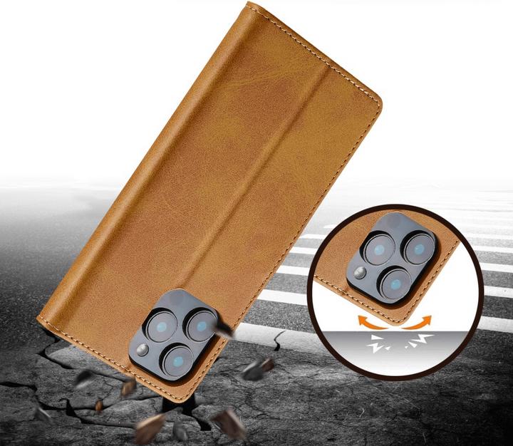Produktbild LC.Imeeke iPhone 16 Pro Max - Leder Etui Hülle (Apple iPhone 16 Pro Max)