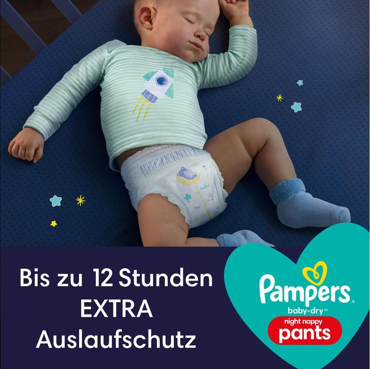 Produktbild Pampers Baby Dry Night Pants (Gr. 5, Monatsbox, 140 Stück)