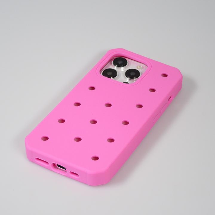 Produktbild PhoneLook Hülle Dicke Silikonhülle mit Löcher für Aufsteck-Sticker (Apple iPhone 14 Pro)