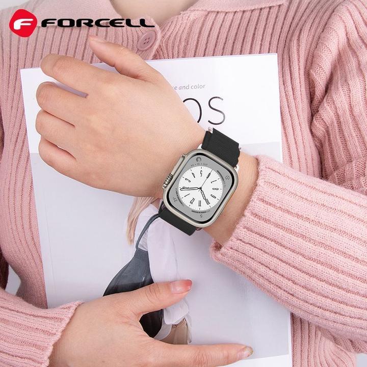 Immagine prodotto Forcell Strap F-DESIGN FA13 strap for APPLE Watch 38 / 40 / 41 mm black (Poliestere)