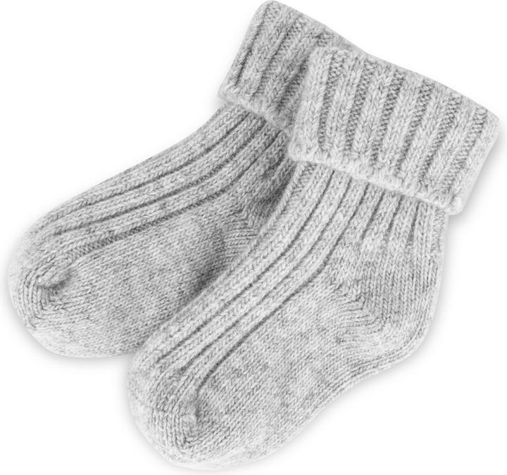 Produktbild Normani 2 Paar GOTS Babyschafwollsöckchen (2er Pack, 17 - 18)