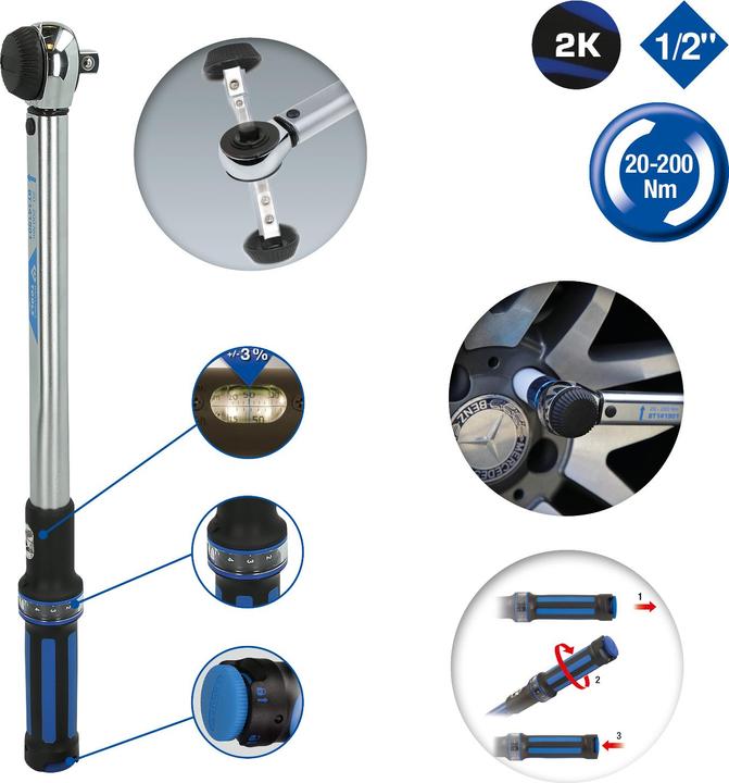 Produktbild Brilliant Tools BT141901 (1/2", 20 Nm, 200 Nm)