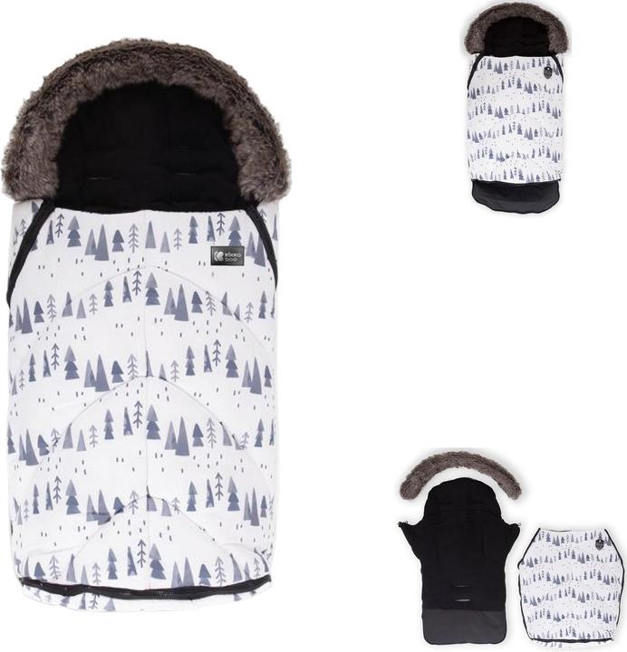 Actual product image Kikkaboo Footmuff Shiny Nylon Stroller