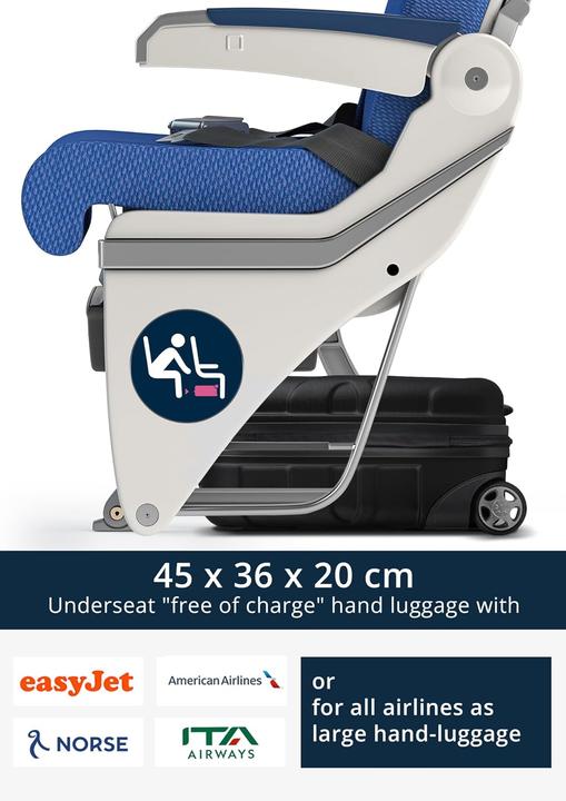 Actual product image Suitline 2-teiliges Kofferset (Hand luggage (up to 50 litres), L (90 - 115l))
