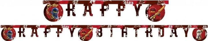 Image du produit Procos Buchstabenkette Happy Birthday Lego Ninjago