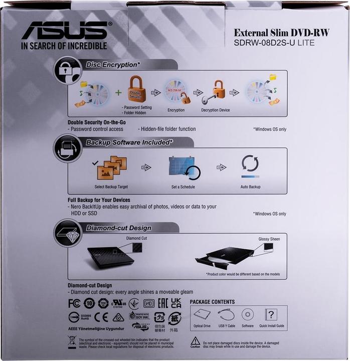 Produktbild ASUS SDRW-08D2S-U Lite (DVD Brenner)