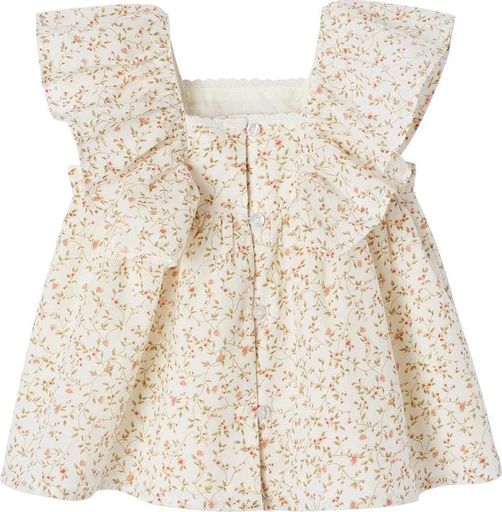 Actual product image Vertbaudet Festliches Mädchen Baby Blumenkleid mit Schmetterlingsärmeln (62)