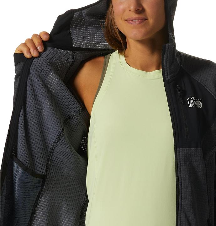 Actual product image Mountain Hardwear W Polartec Power Grid Full Zip Hoody (XS)