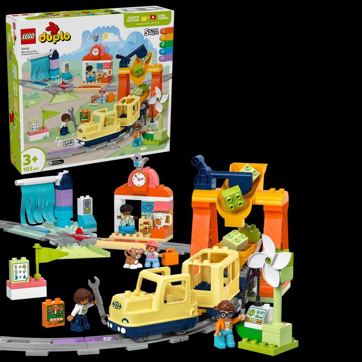 Produktbild LEGO Grosse interaktive Eisenbahn (10428)