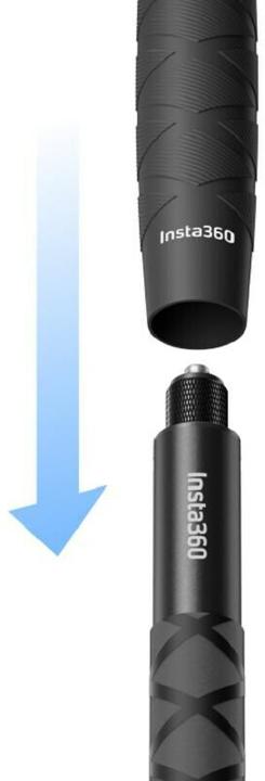 Image du produit Insta360 Poignée Selfie Stick Sleeve (1M), type d'accessoire caméra (x3, Un R, Un X2, GO 2)