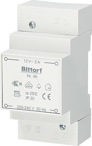 Actual product image Friedland EE E3539N Bell transformer VDE 12V 2A grey
