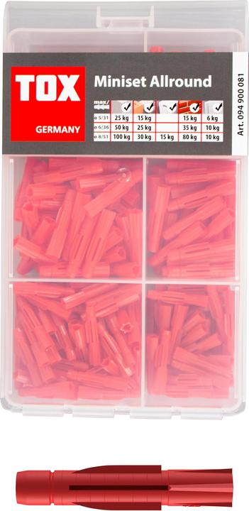 Actual product image Tox Standard-Sortiment Miniset Allround (240 pcs.)