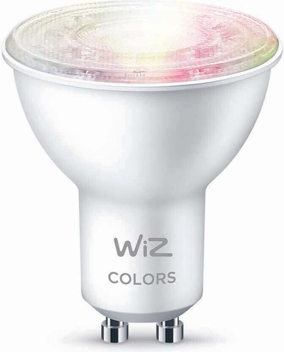 Productafbeelding WiZ Afstembaar wit en gekleurd glas (GU10, 4.70 W, 345 lm, 1 x, F)