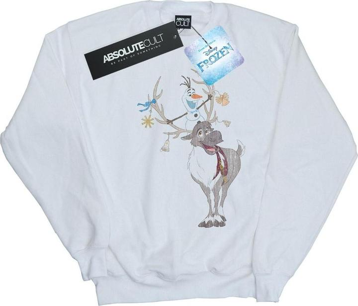 Disney Frozen Sven And Olaf Christmas Ornaments Sweatshirt