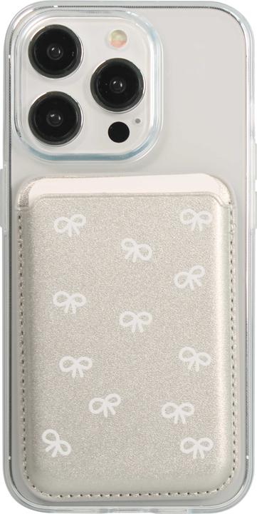 PhoneLook Premium magnetischer Kartenhalter mit starker Haftung Kompatibel mit Apple MagSafe Design nr 2 (Apple iPhone X)