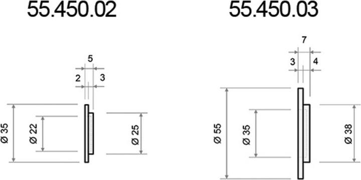 Actual product image Werkstarck Sliding door handles