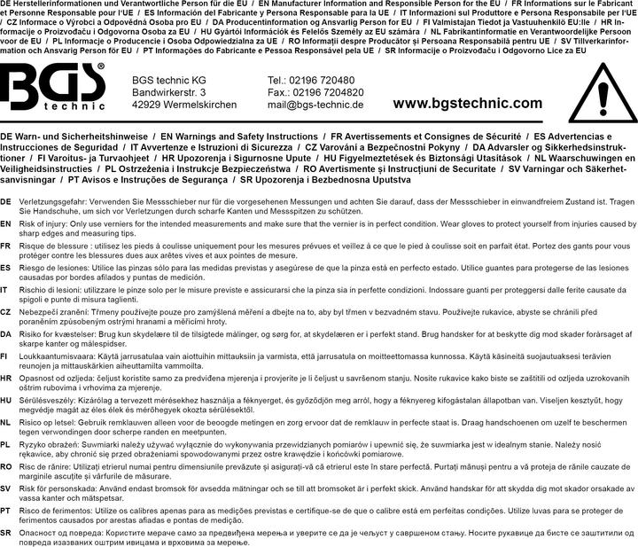 Immagine prodotto BGS Calibro per il foro del cerchio, versione in alluminio (6 cm)