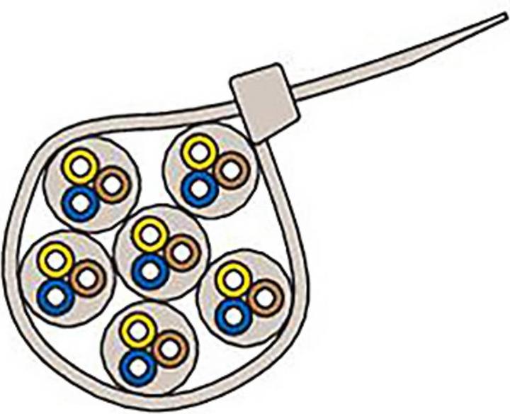 Actual product image Fischer Drywall dowel set (Plastic cable ties, 550 mm, 100 pcs.)