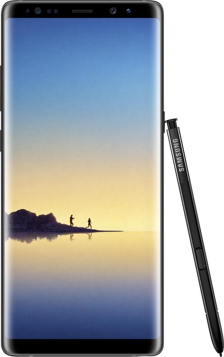 Samsung Galaxy Note8 EU (64 GB, Midnight Black, 6.30", Hybrid Dual SIM, 12 Mpx, 4G)
