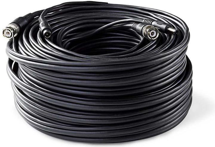 Immagine prodotto Nedis Cavo di sicurezza CCTV | BNC / DC | 30,0 m | rotondo | PVC | nero | confezione di cartone (Cavi antenna)