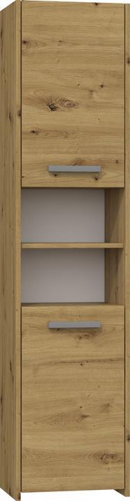 Topeshop S40 ARTISAN Aufbewahrungsschrank für Badezimmer Eiche