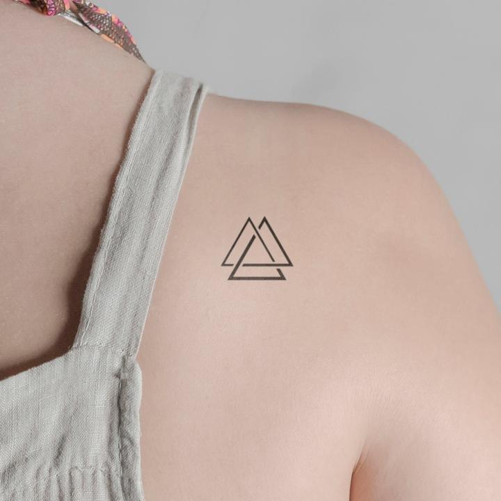 Produktbild minink Temporäres Tattoo – Dreiecke