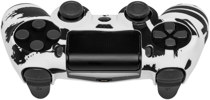Produktbild Qubick Controller Skin Schwarz Weiss (PS4) (PS4)