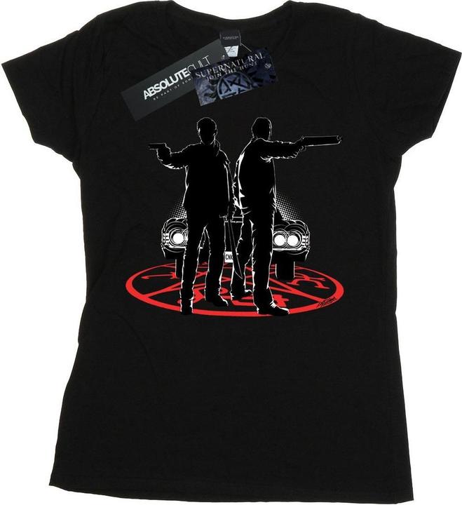 Supernatural Sam And Dean Silhouette TShirt (XXL)
