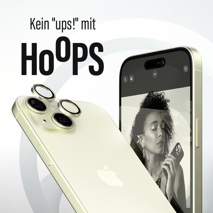 Actual product image PanzerGlass Hoops Camera Lens Protector (1 Piece, Apple iPhone 15)