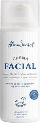 Actual product image Alma Secret Soul Secret Face Cream with Argan, Shea and Chamomile Blue SPF 20 50ml (Sun cream face, SPF 20, 50 ml, 80 g)