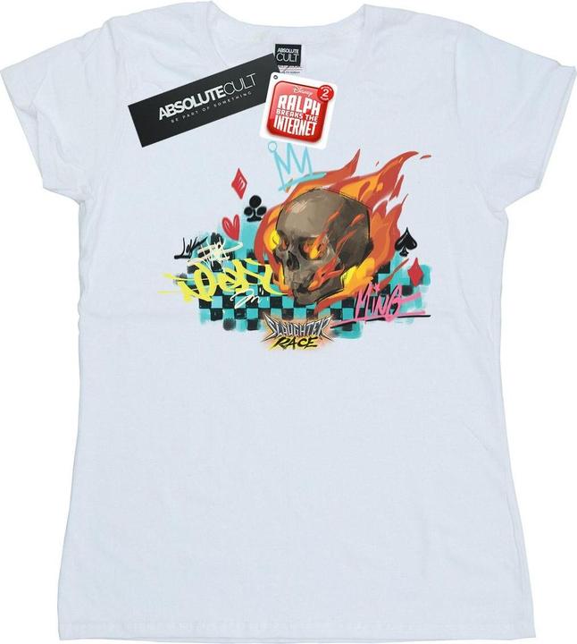 Disney Wreck It Ralph Race Skull TShirt (L)
