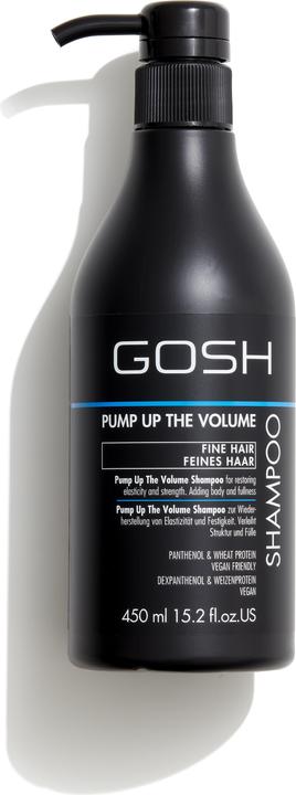 Gosh - Pump Up The Volume Shampoo 450 ml (450 ml, Flüssiges Shampoo)
