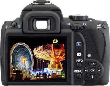Actual product image Pentax K-r, 12MP, SLR, HD-Movies, Body, Black (1/2,3'')