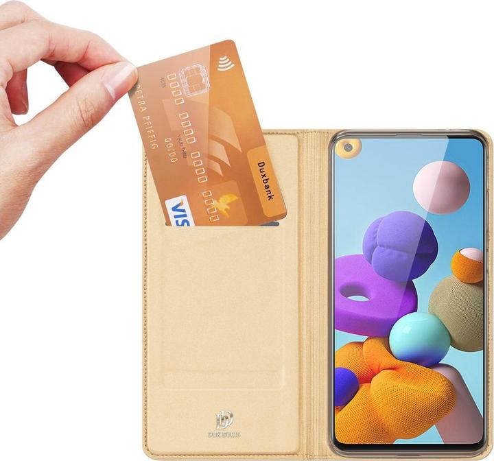 Immagine prodotto Dux Ducis Galaxy A21s - Custodia Flip Folio oro (Samsung Galaxy A21s)