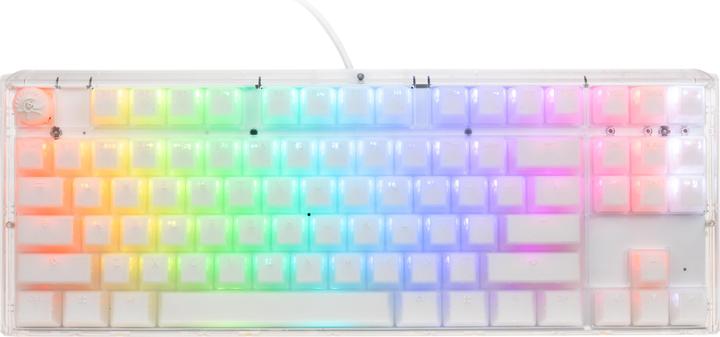 Produktbild Ducky One 3 Aura White TKL Gaming Tastatur, RGB LED - Kailh Jellyfish Y (US) (US, Kabelgebunden)