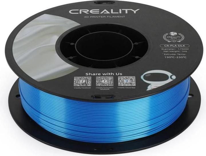 Produktbild Creality Filament PLA Silk (PLA, 1.75 mm, 1000 g, Blau)