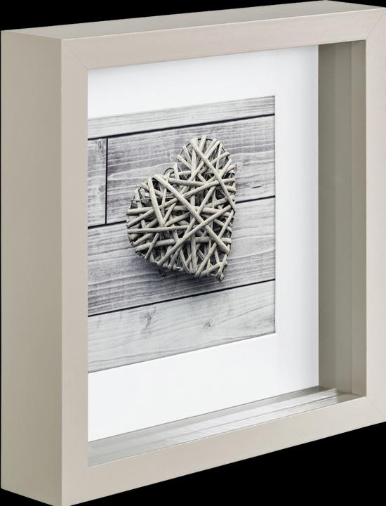 Actual product image Hama Scala 3D taupe 23x23 portrait wood passepartout (15 x 15 cm)