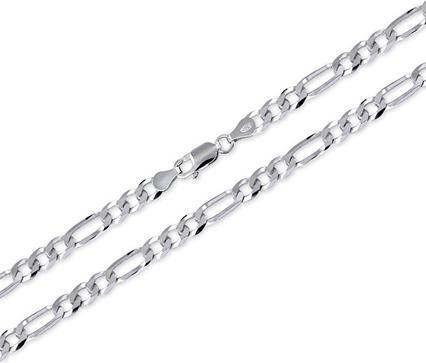 Brilio Silver - Silver bracelet Figaro 22 cm 461 086 00168 04 (22 cm)