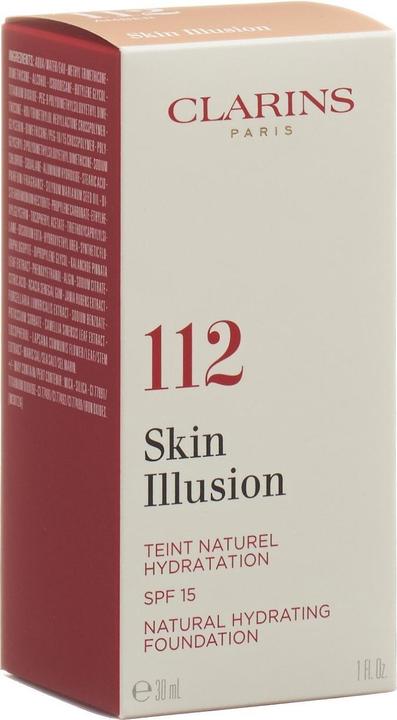 Actual product image Clarins Skin Illusion SPF15 No. 112 - Amber (No. 112 - Amber)