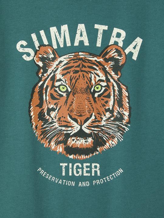 Actual product image Vertbaudet Jungen T-Shirt mit Tiger und Recycling-Baumwolle (140)