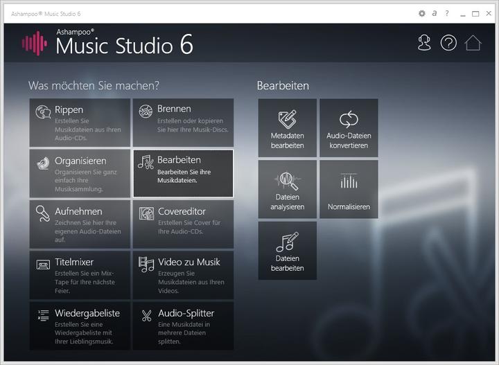 Produktbild Ashampoo Music Studio 6 (1 User, unbegrenzt)