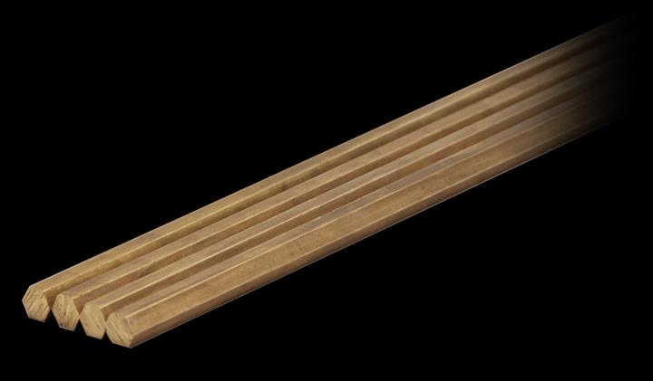 Image du produit Brütsch-Rüegger Metals Profil hexagonal Laiton, 10.00 mm (4 x 1.5 m)