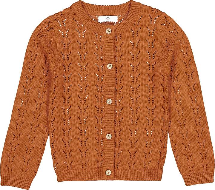 Produktbild La Redoute Collections Strickjacke mit Knopfverschluss und Ajourmuster (158)