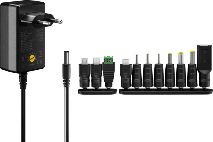 Actual product image Goobay Universal-Netzteil 3 V - 12 V