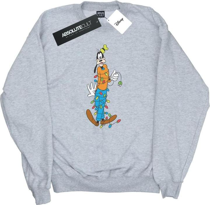 Disney Goofy Christmas Lights Sweatshirt (XXL)
