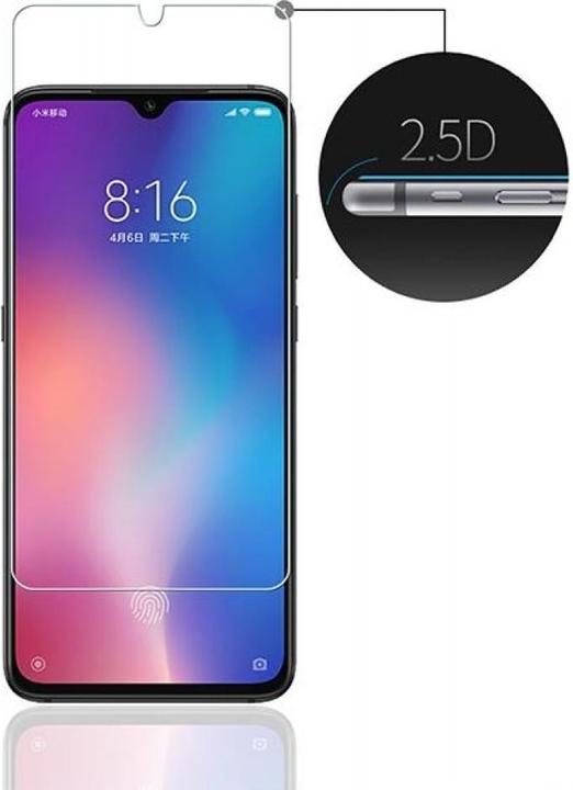 Actual product image Screenguard Xiaomi Mi 9 SE bulletproof glass protective film Case Friendly Design (1 Piece, Mi 9 SE)